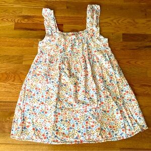 Wild Fable sz L Floral Print Tunic Length Top/Dress Square Neckline Empire Waist